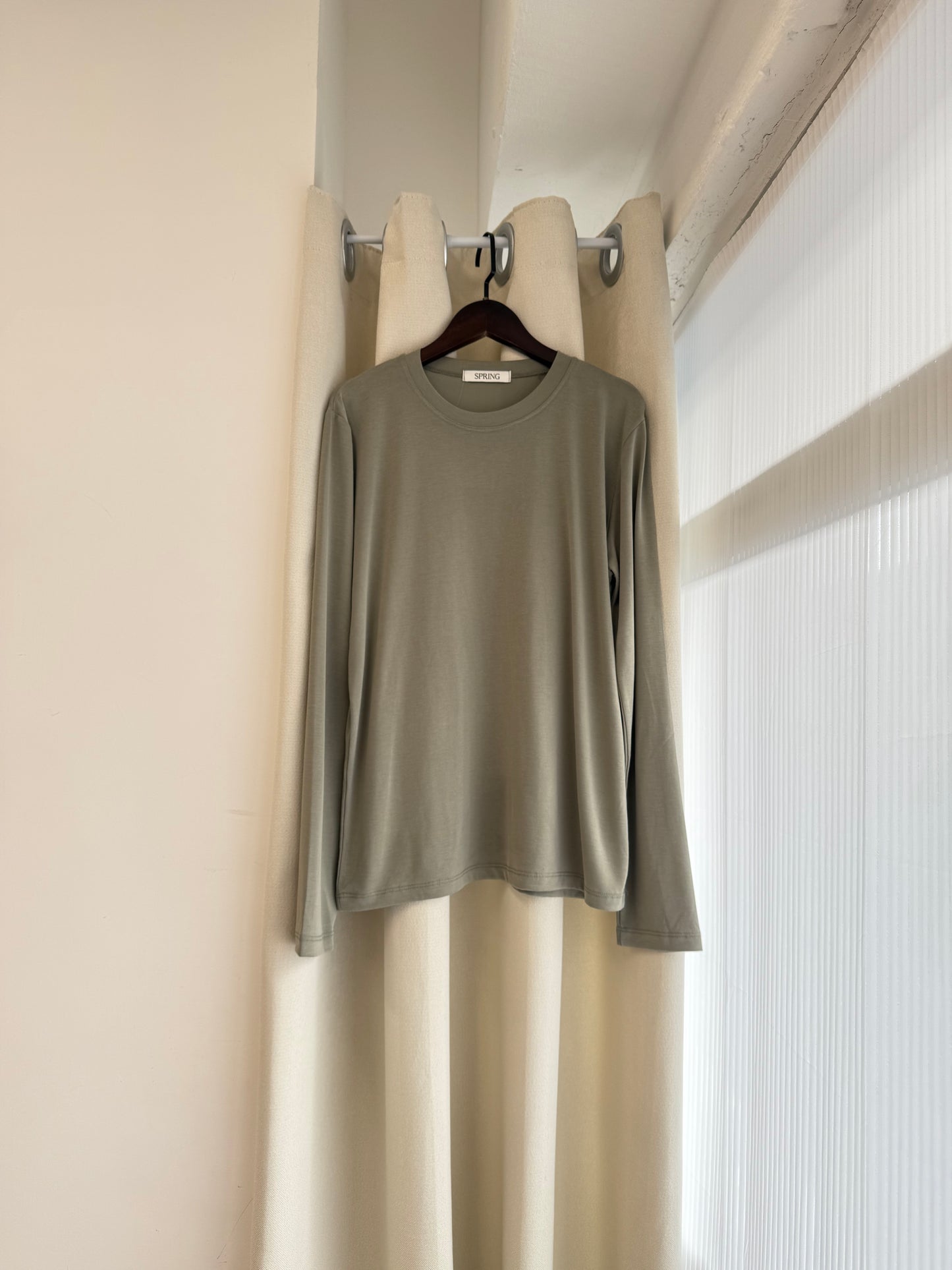 summer sale-essential basic tee(white/pink/green)現貨*