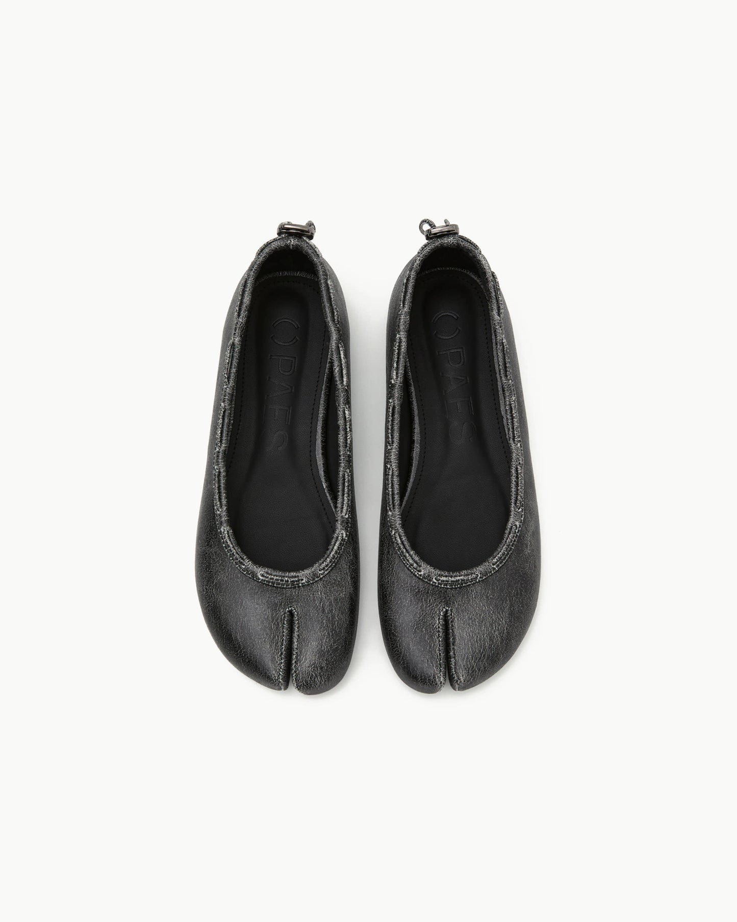 (韓國代購)PAES Leather String Flat ( Vintage Black)(225-260)
