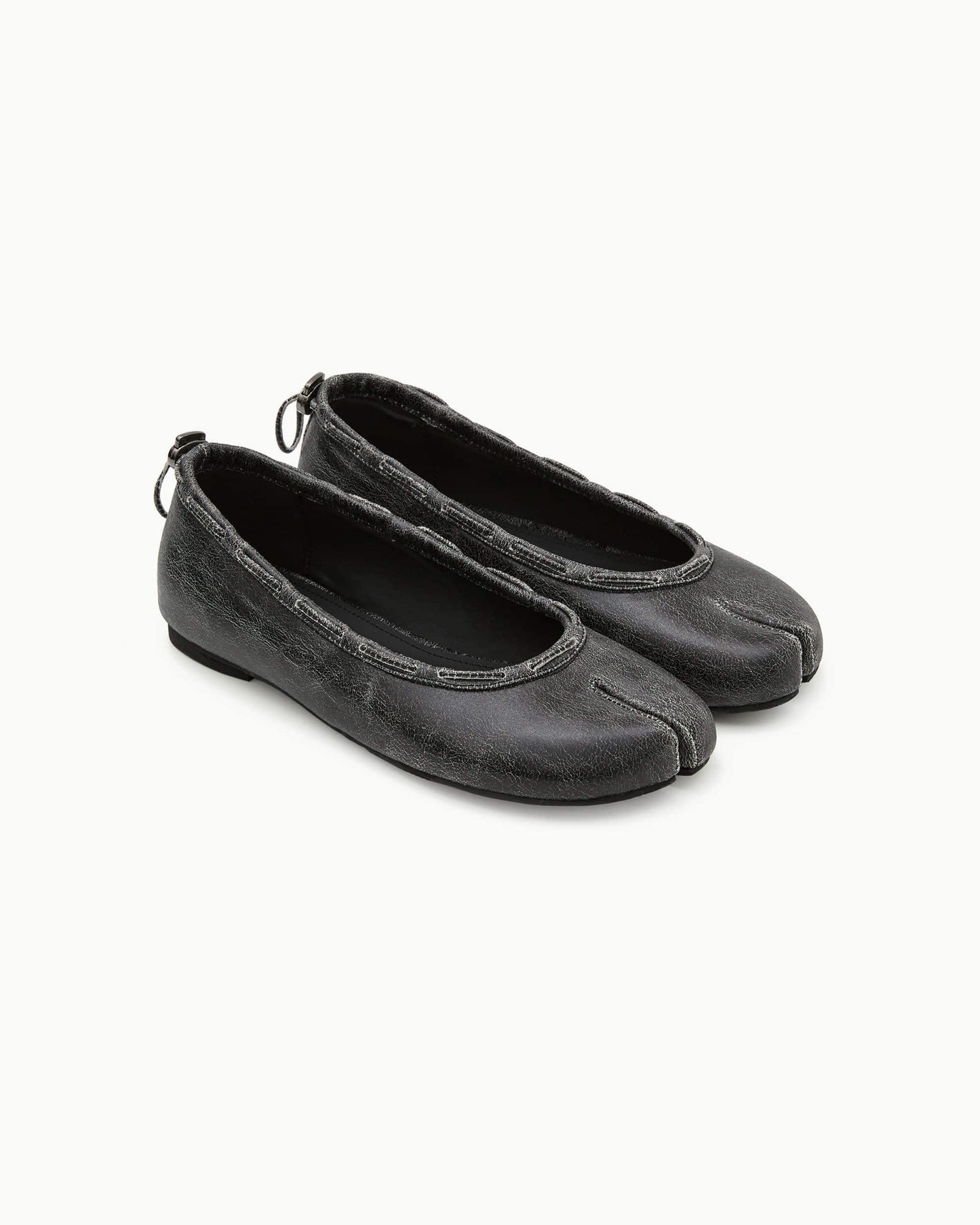 (韓國代購)PAES Leather String Flat ( Vintage Black)(225-260)