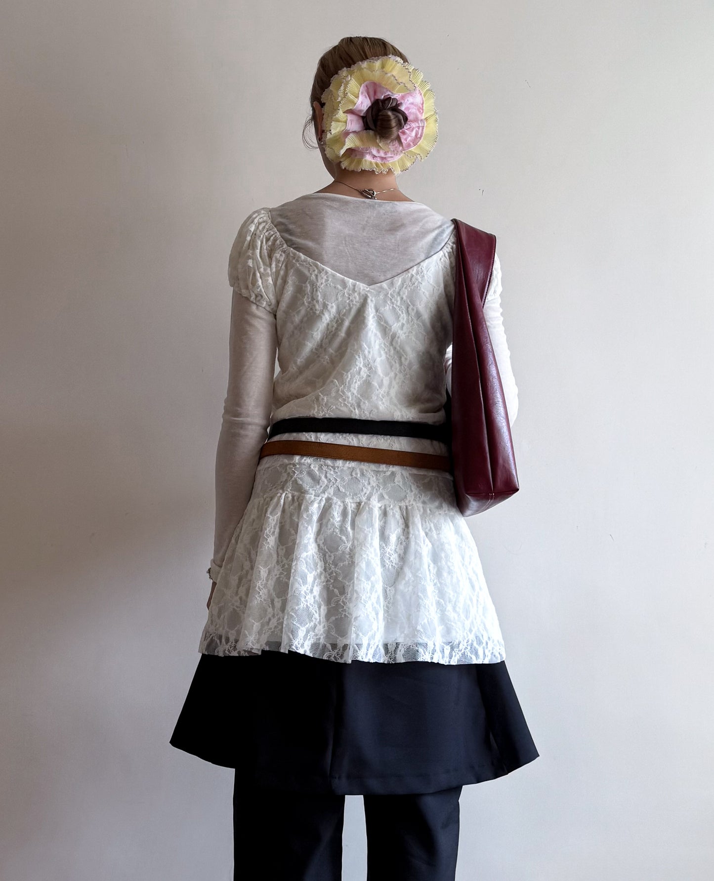 lace dress(ivory)