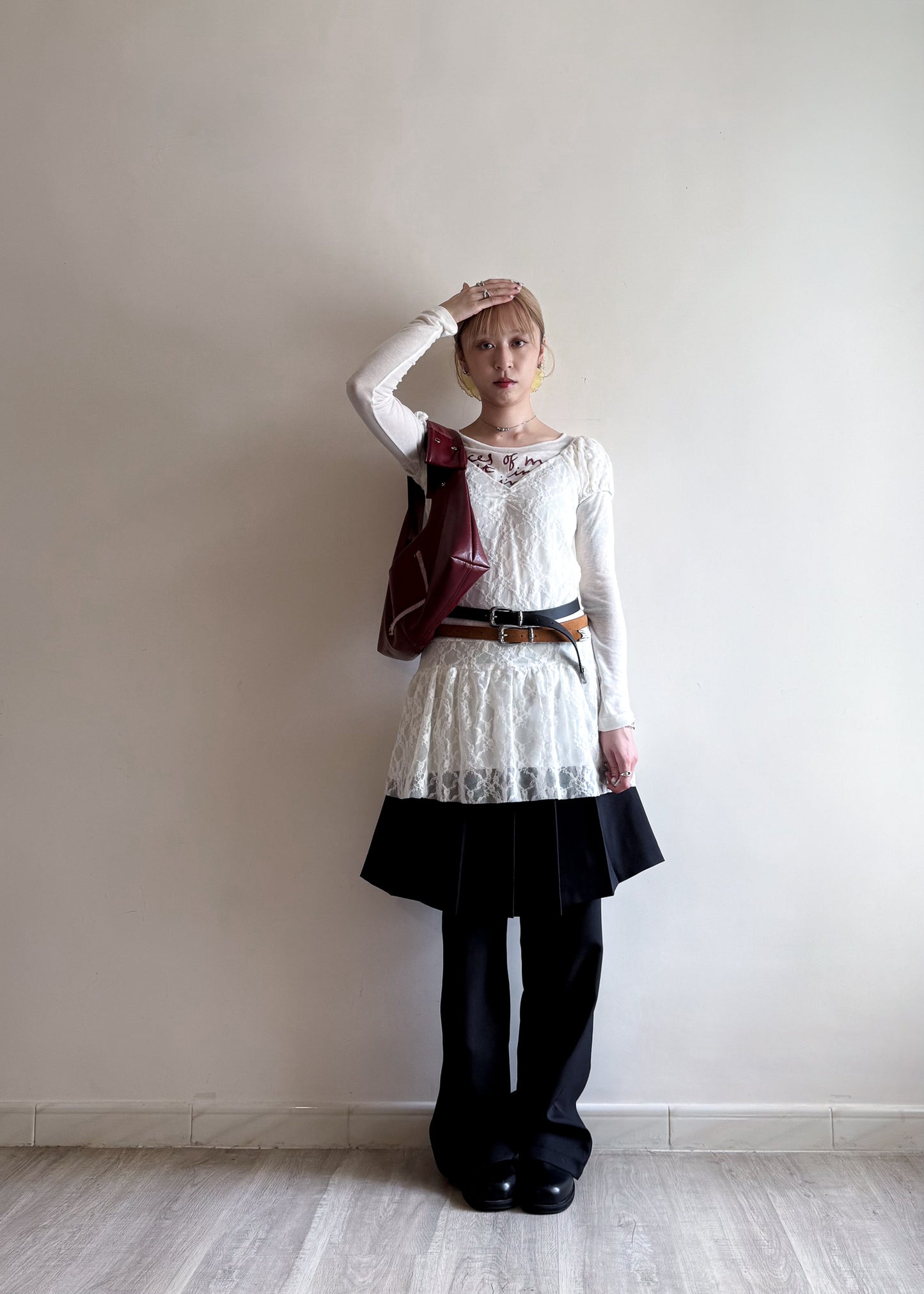 lace dress(ivory)