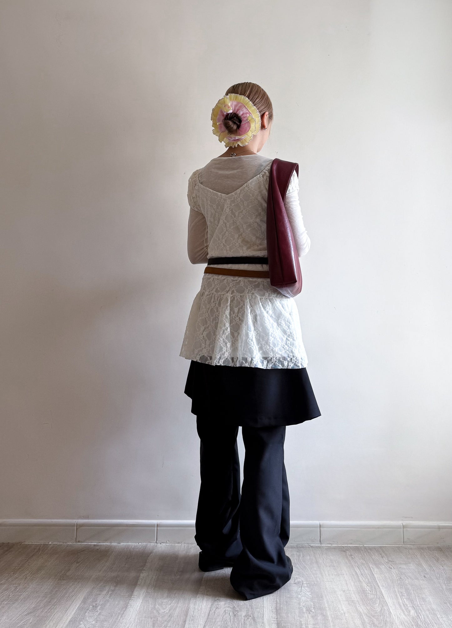 lace dress(ivory)
