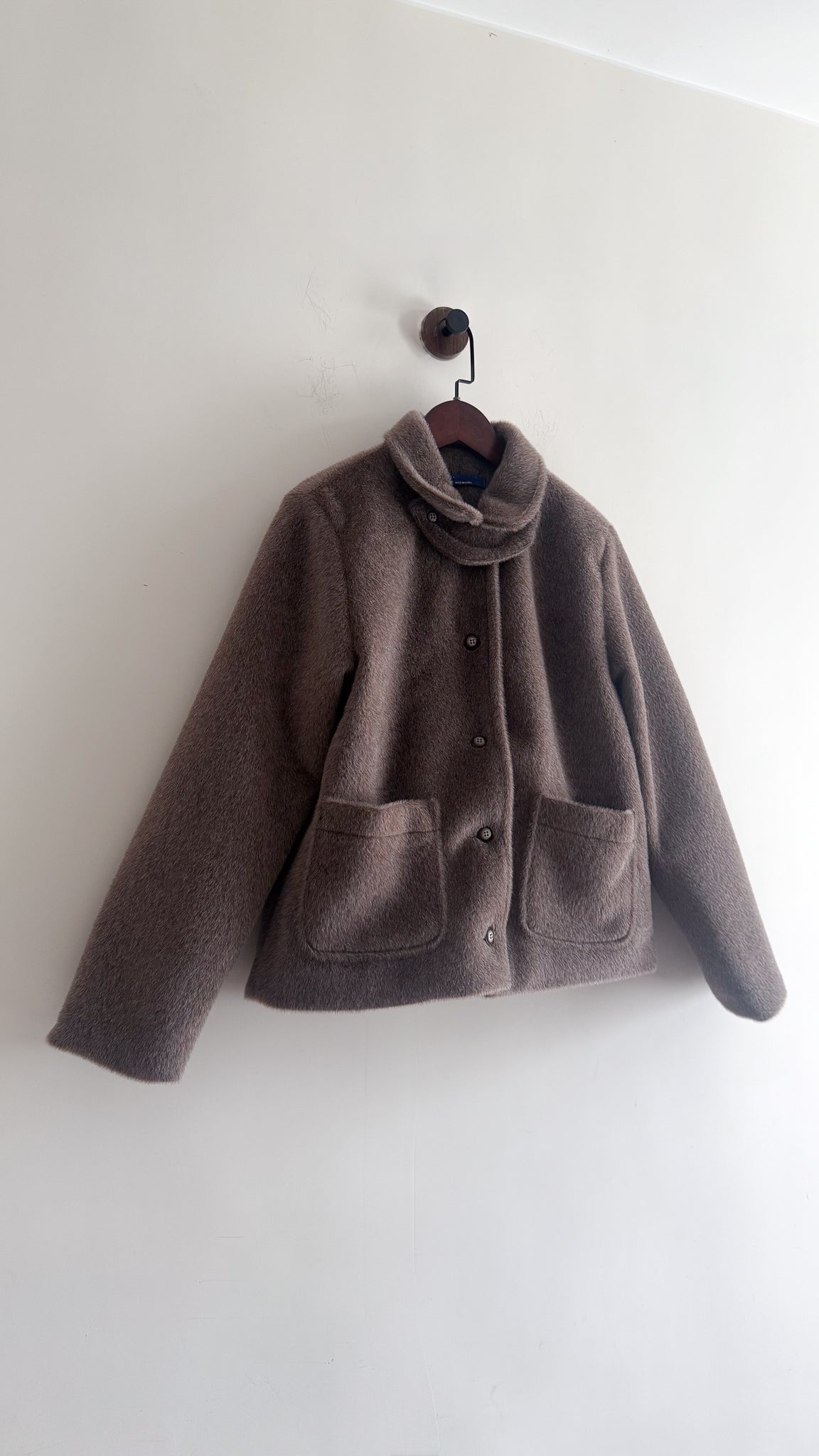 momo jacket (brown/black) 少量現貨
