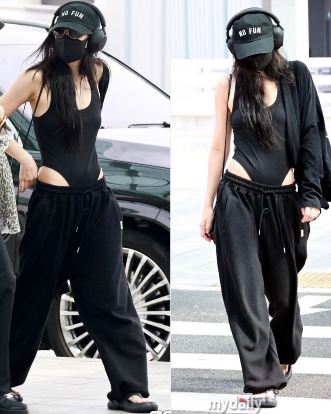 (韓國代購)PAES Flipflop 02- Black <✨Jennie's pick✨>