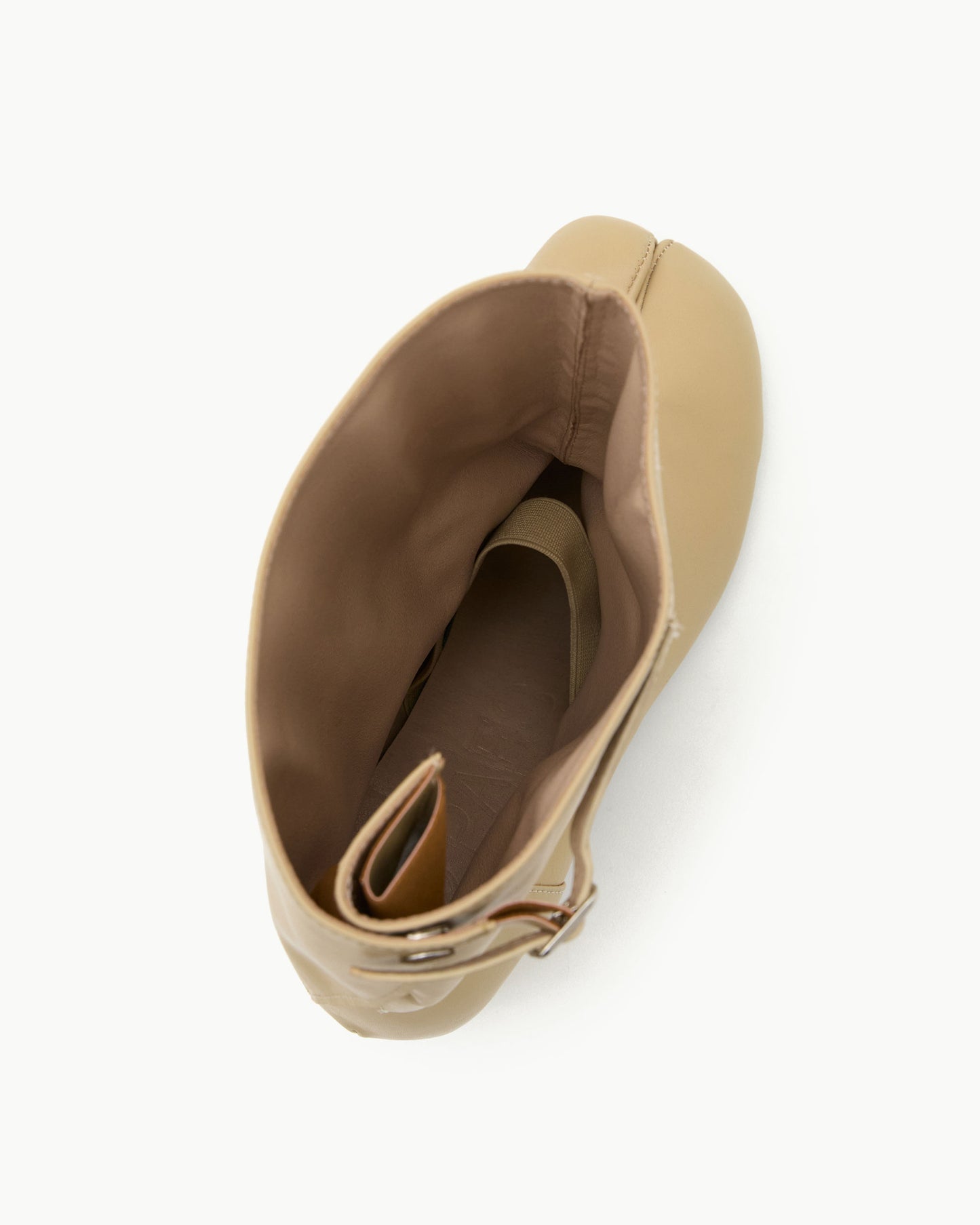 (韓國代購)PAES Wide Buckle Tabi Boots( Lemon Beige)(230-250)《官方26/9後出貨》