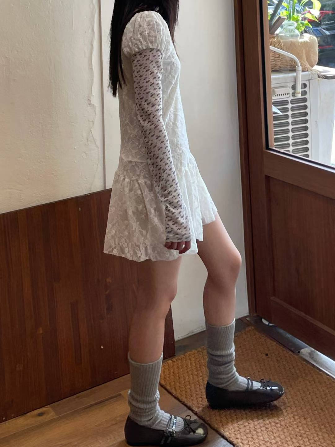 lace dress(ivory)