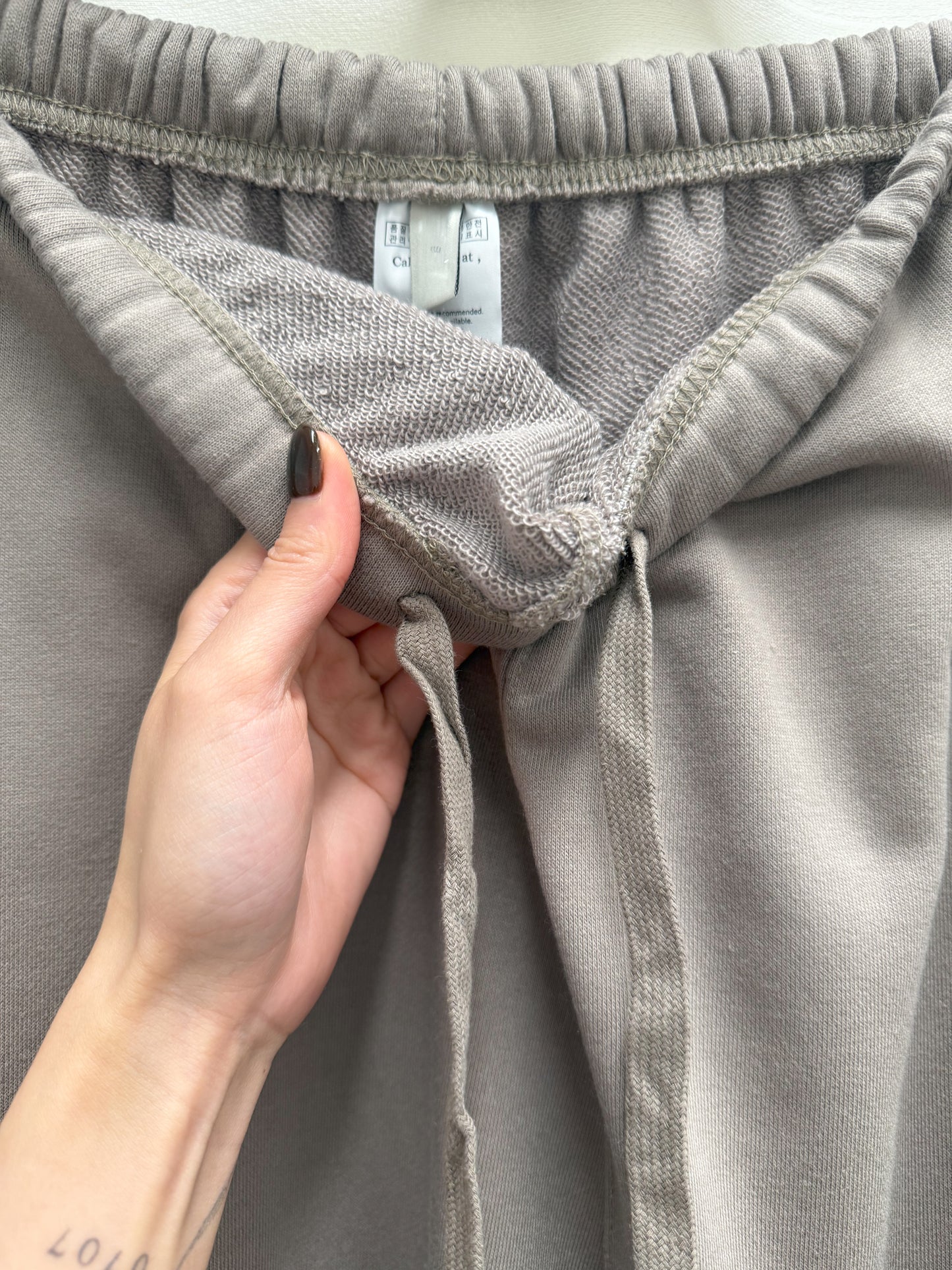summer sale-essential soft pants(beige/grey)