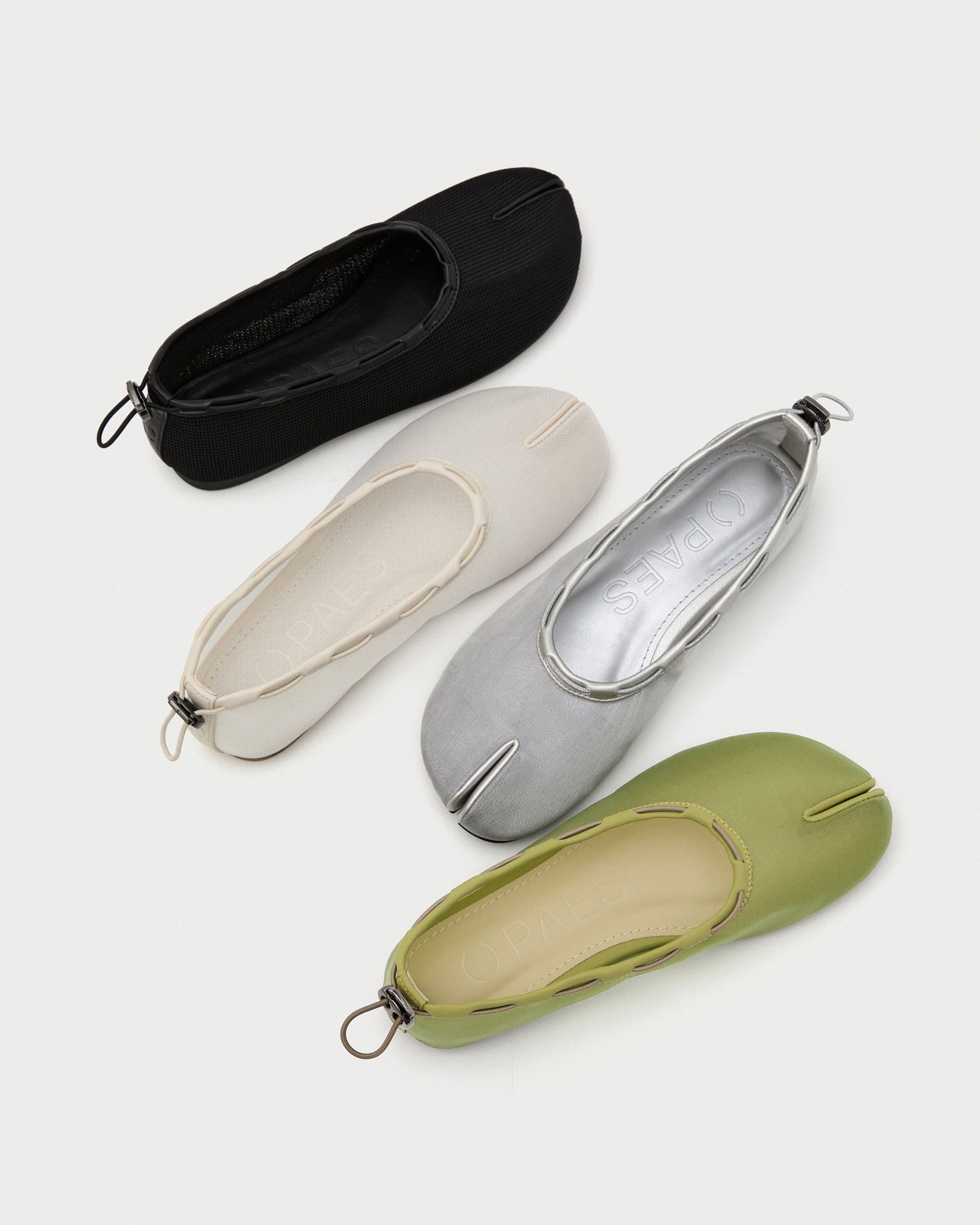 (韓國代購)PAES Mesh Air String Flat (White) 230-260