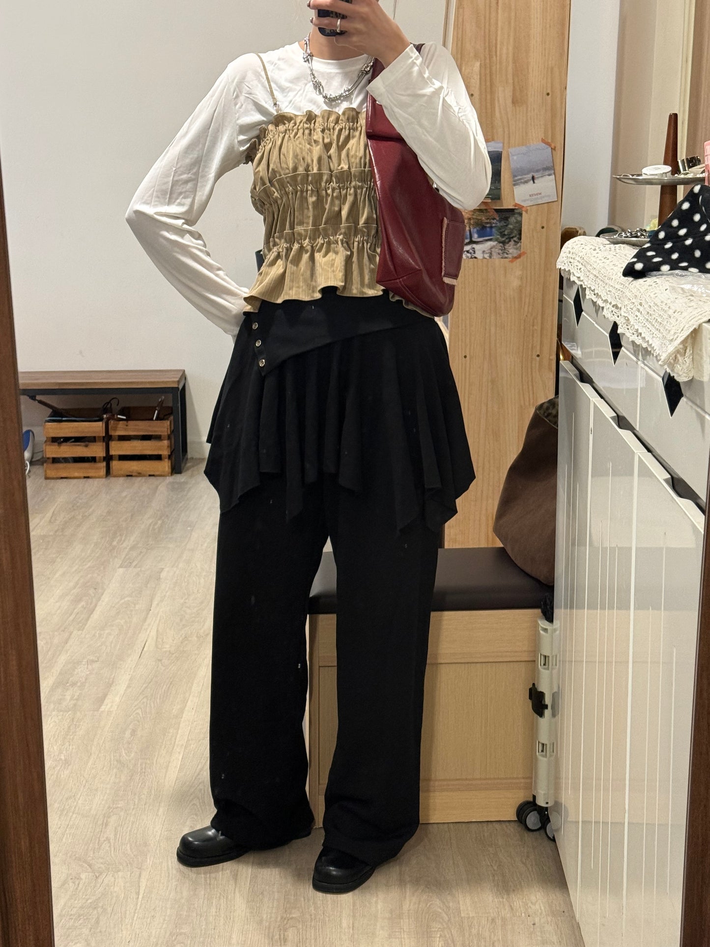 year end sale-essential soft pants(black)