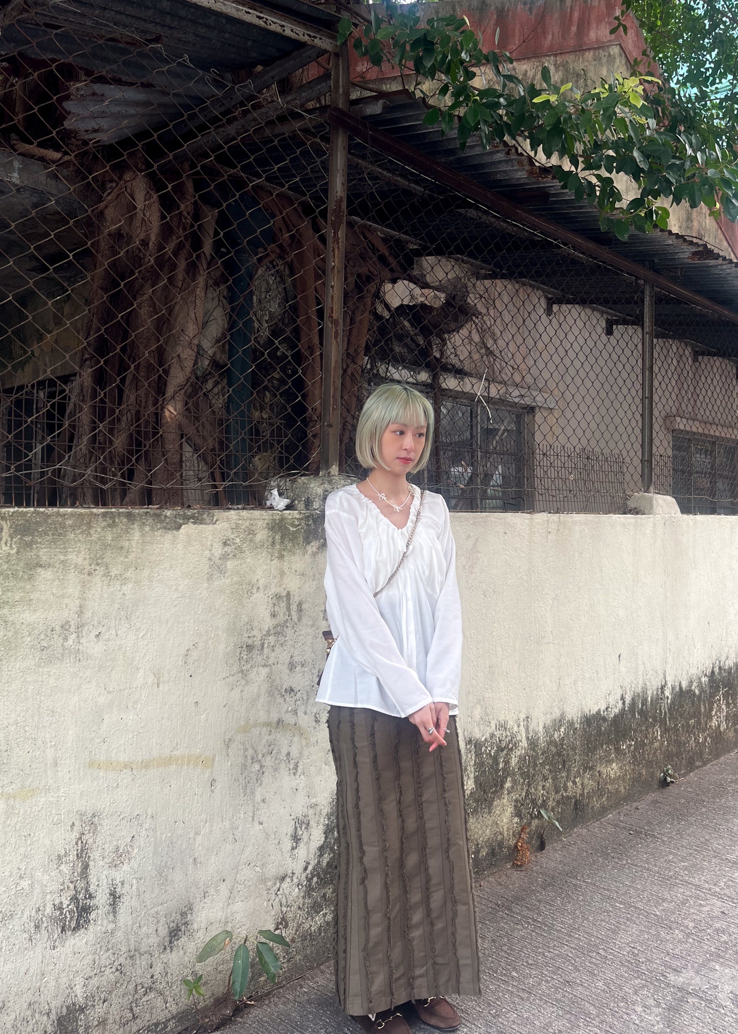 summer sale- ballet blouse(brown)