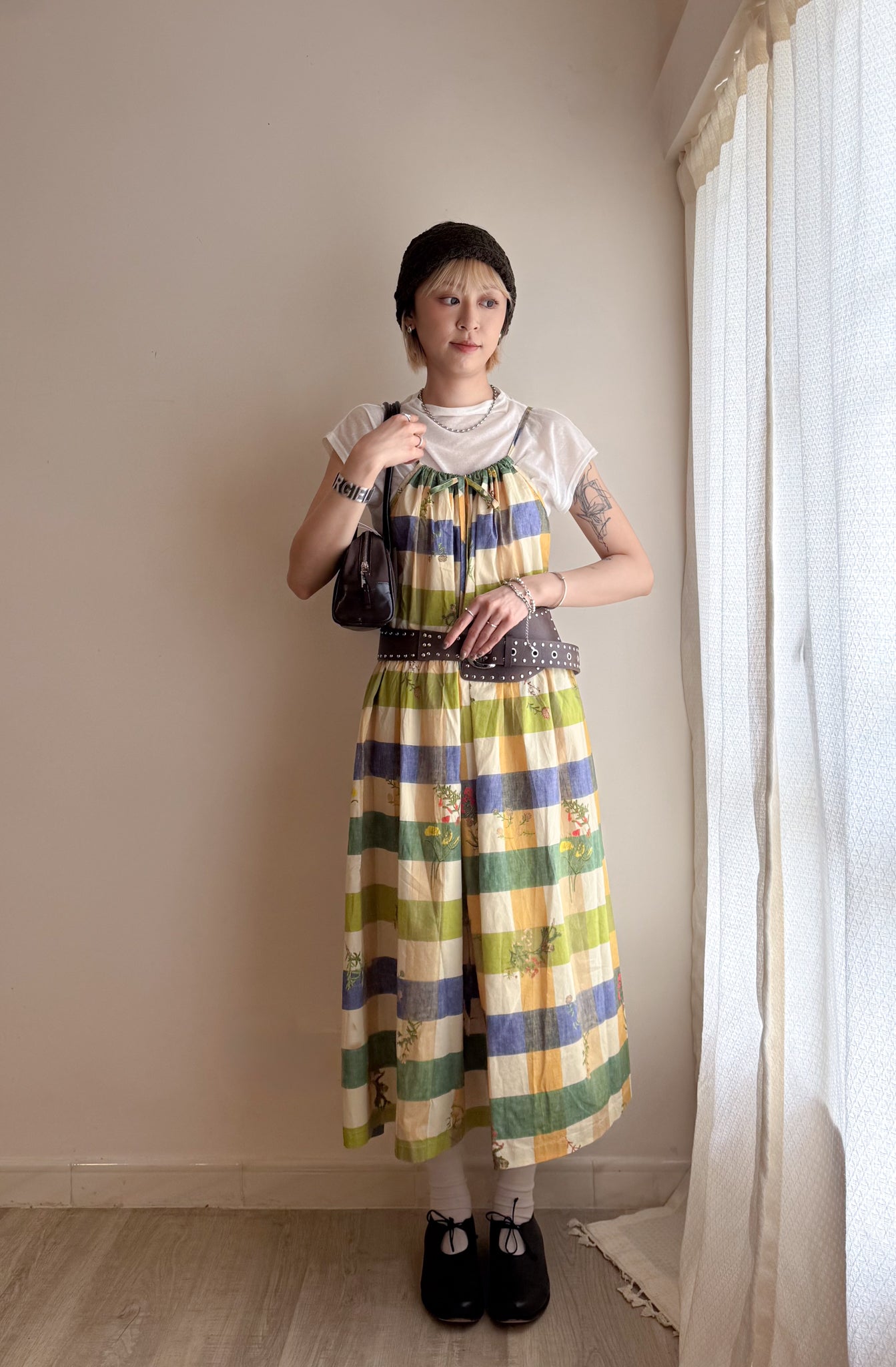 picnic dress(green/blue) 店主推介!高質 兩色現貨