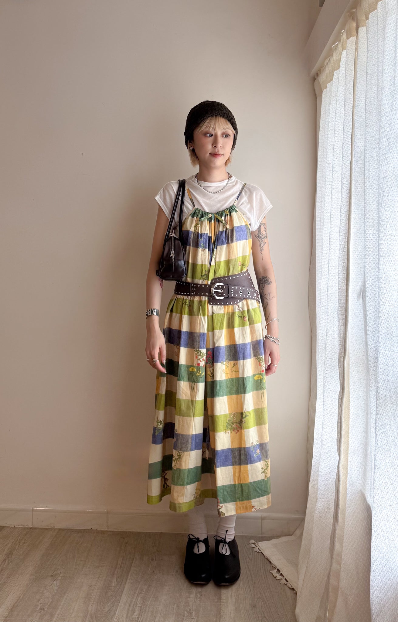 picnic dress(green/blue) 店主推介!高質 兩色現貨