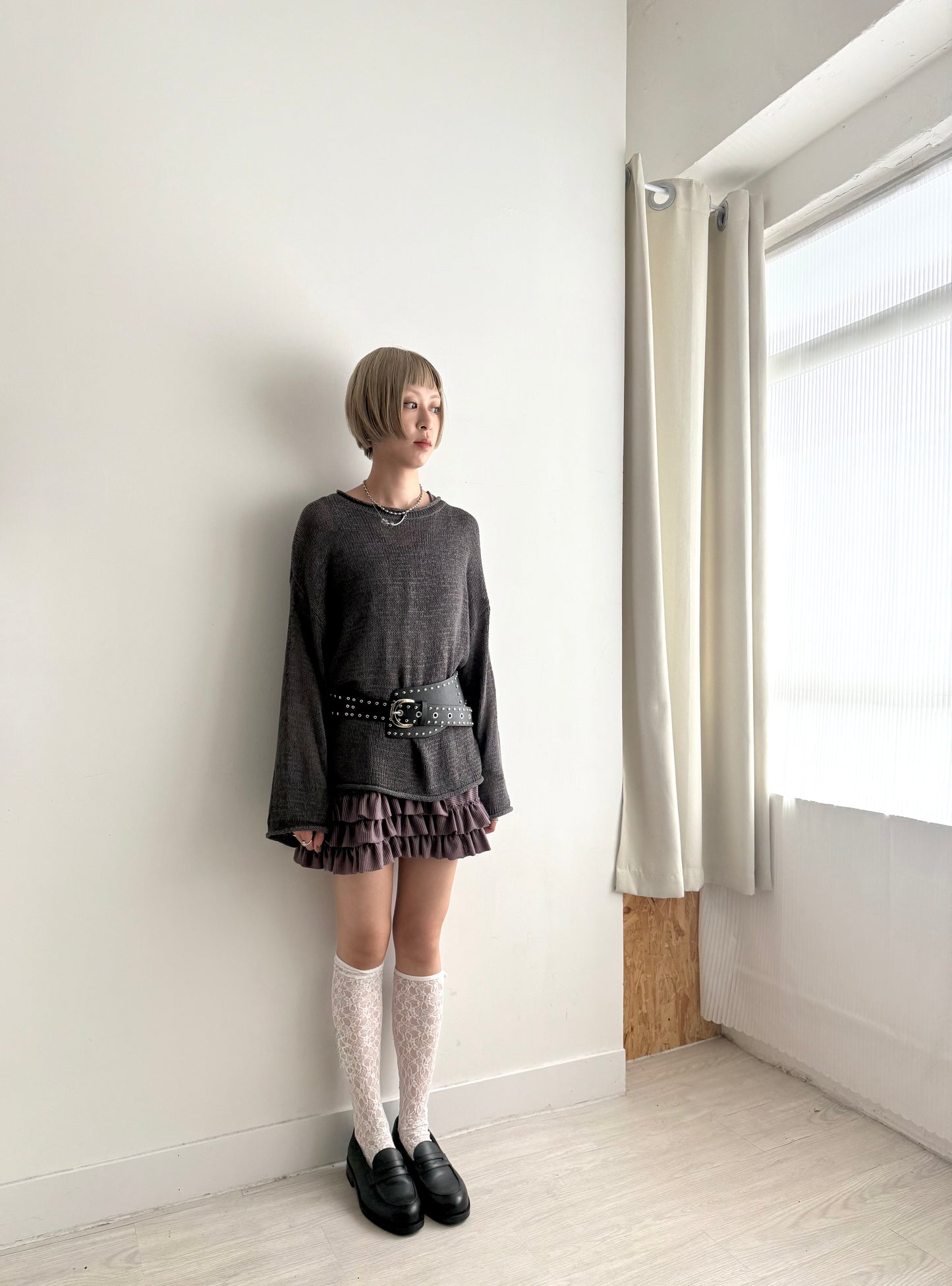 summer sale-unisex mesh top(charcoal/green/beige)