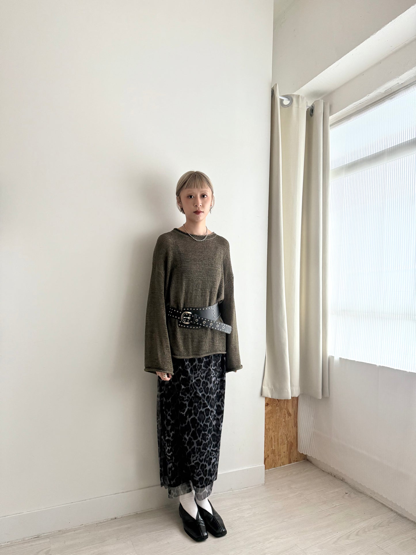 summer sale-unisex mesh top(charcoal/green/beige)