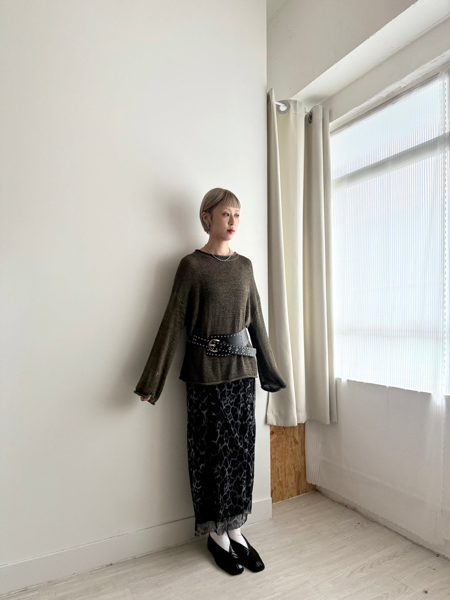 summer sale-unisex mesh top(charcoal/green/beige)