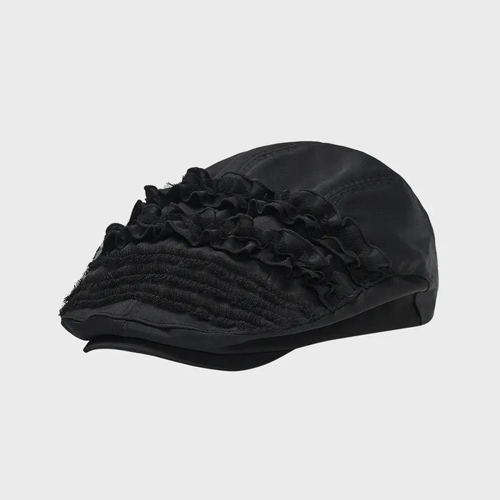 (韓國代購)typeservice ruffled hunting cap(black)