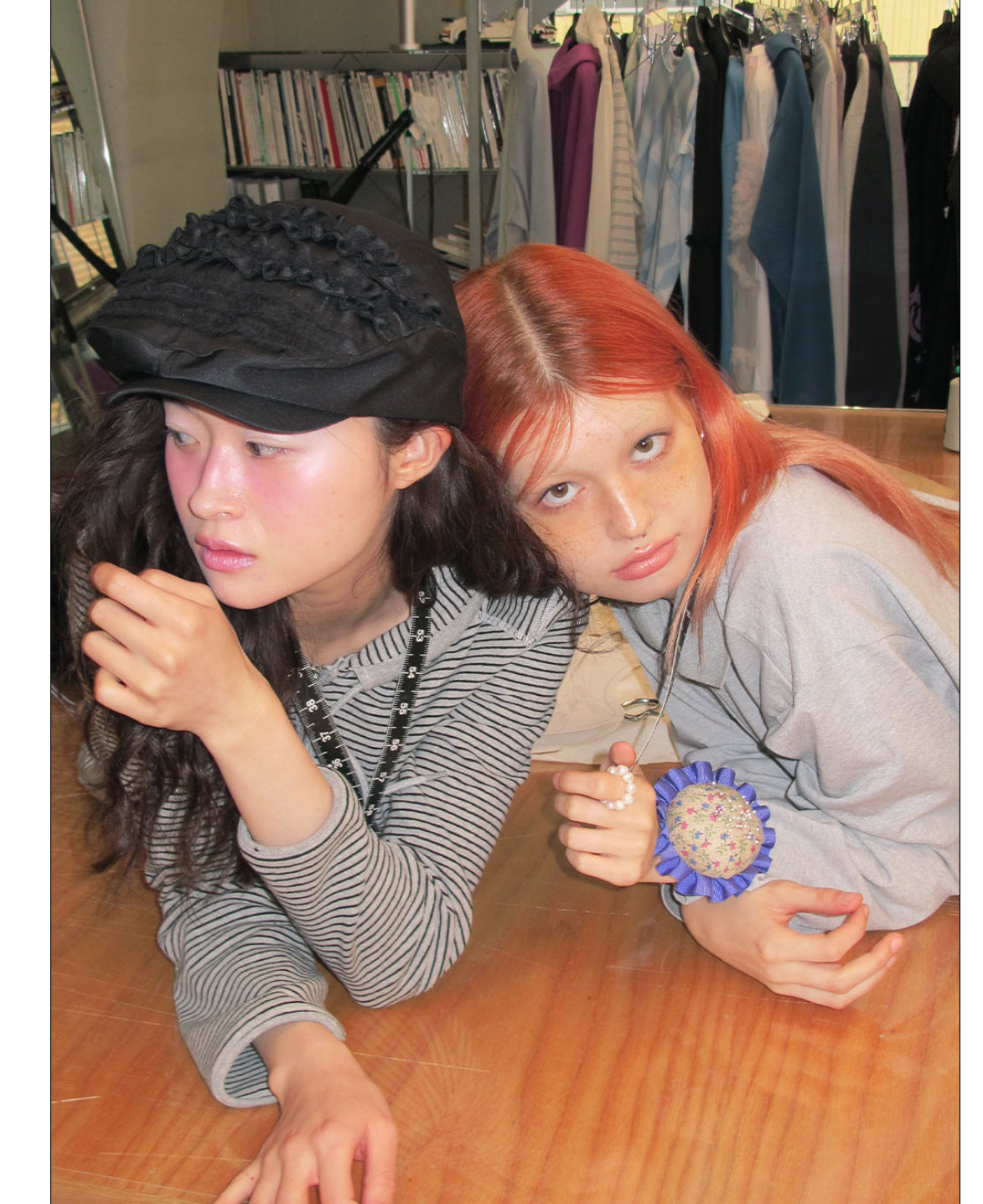 (韓國代購)typeservice ruffled hunting cap(black)