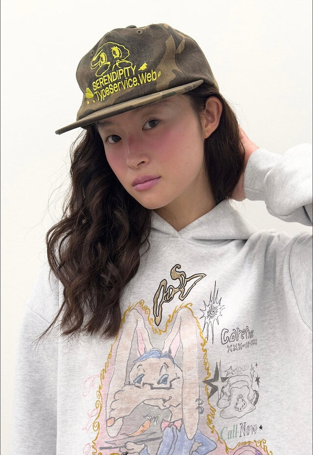 (韓國代購)typeservice peep camo cap (khaki/charcoal)