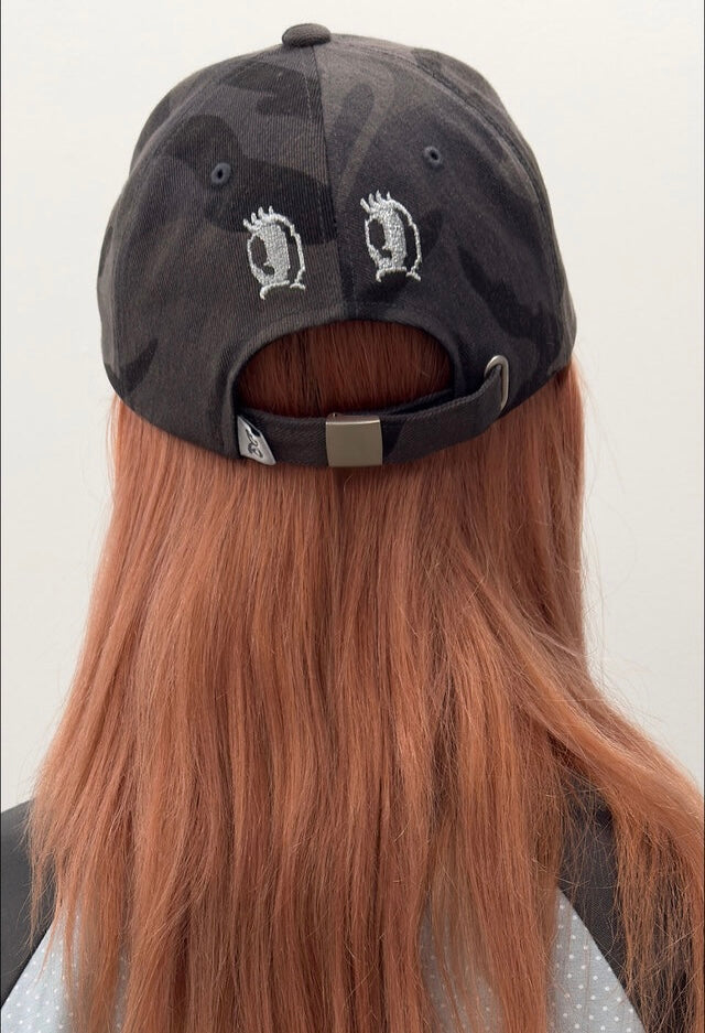 (韓國代購)typeservice peep camo cap (khaki/charcoal)