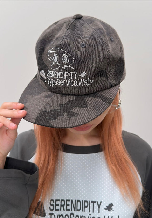 (韓國代購)typeservice peep camo cap (khaki/charcoal)
