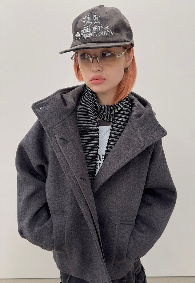 (韓國代購)typeservice peep camo cap (khaki/charcoal)