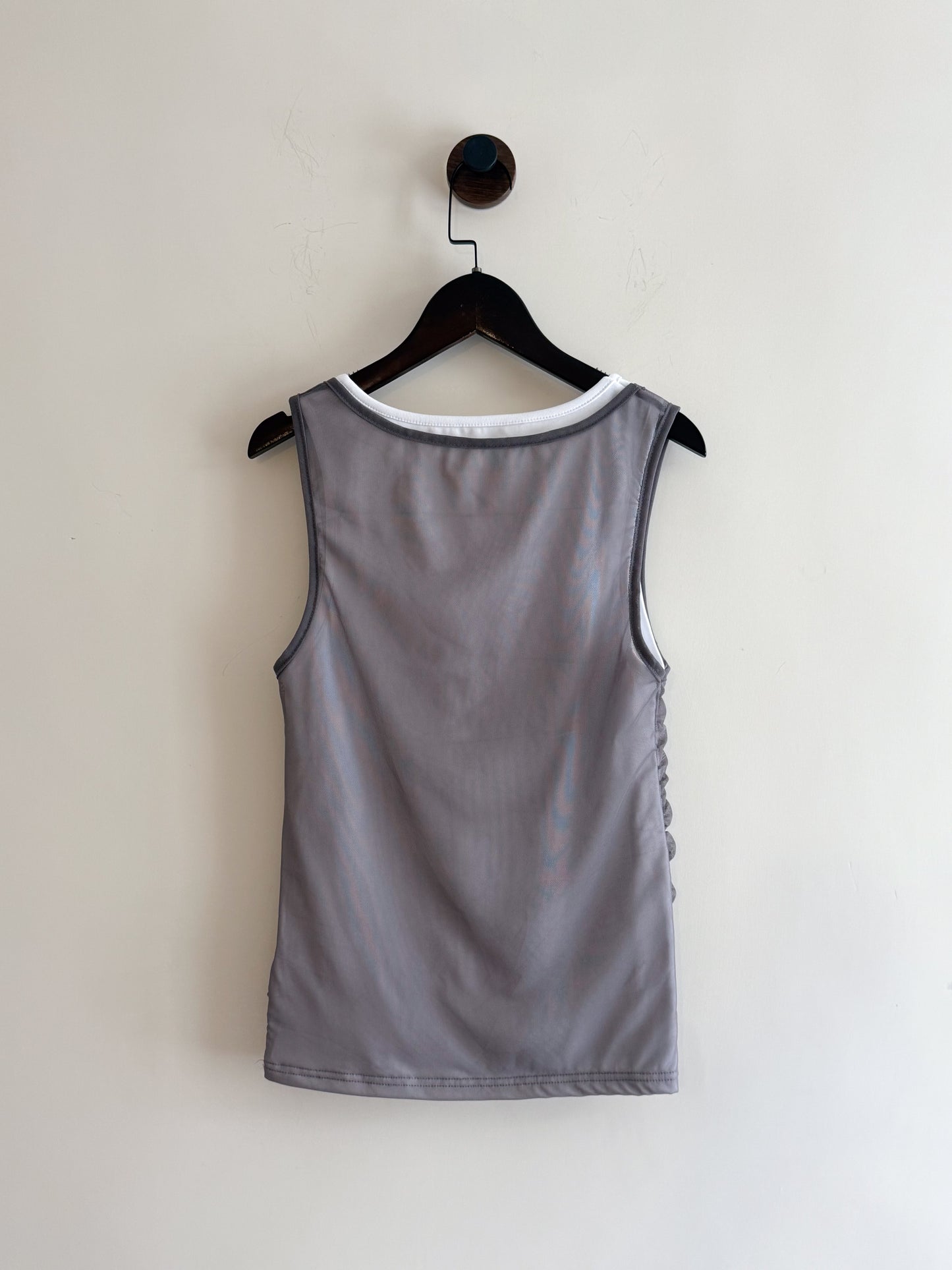 layered sheer vest(現貨)