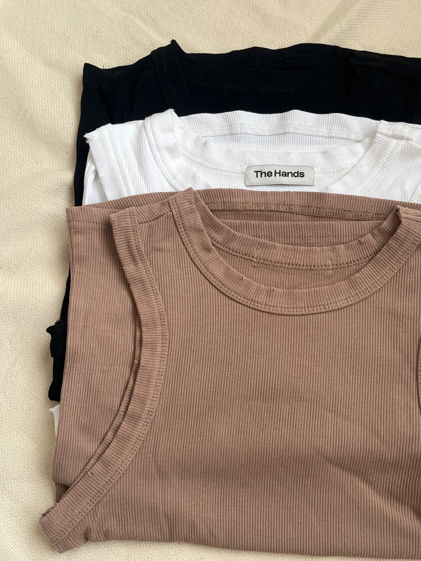 halter neck tank top(beige)現貨