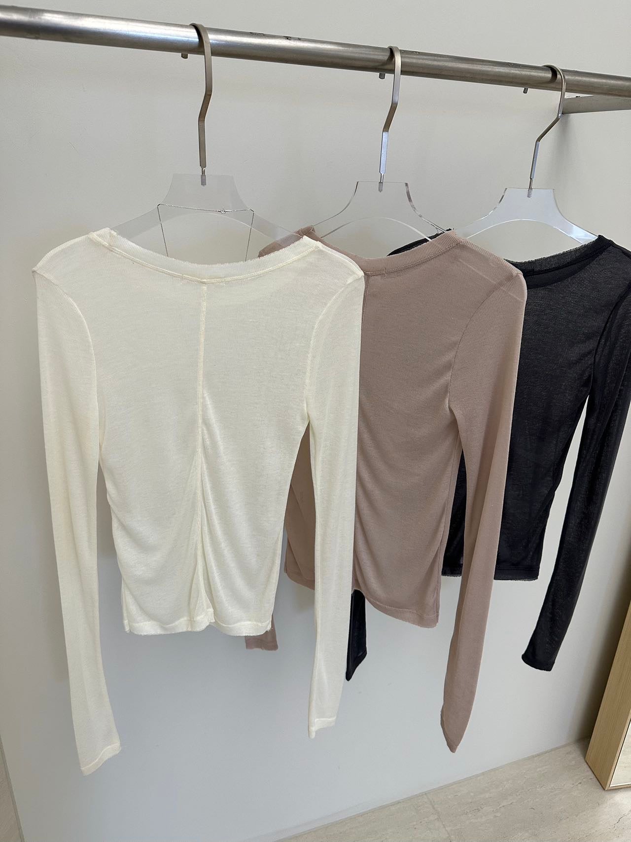 Summer sale-pure tee(beige/charcoal)