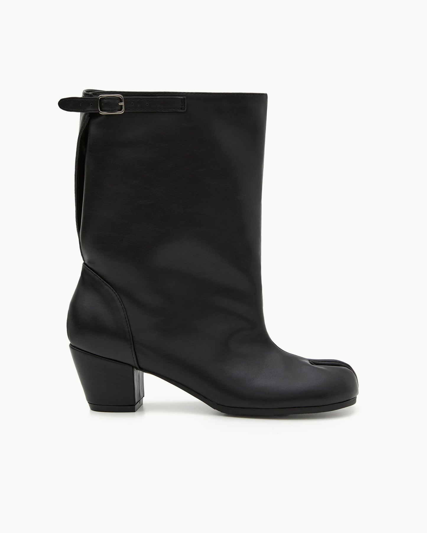 (韓國代購)PAES Wide Buckle Tabi Boots( Black)(230-250)《官方26/9後出貨》