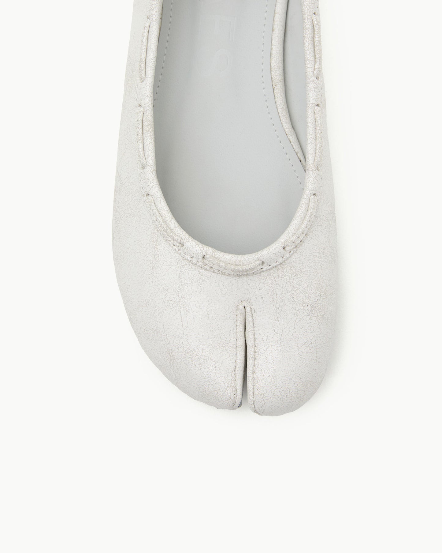 (韓國代購)PAES Leather String Flat ( Vintage White)(225-260)