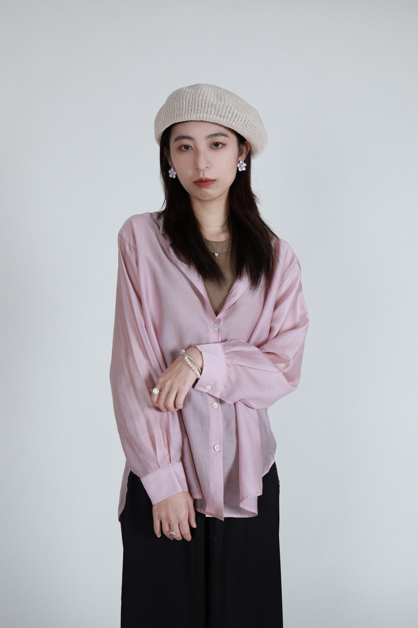 year end sale- summer beret(beige)