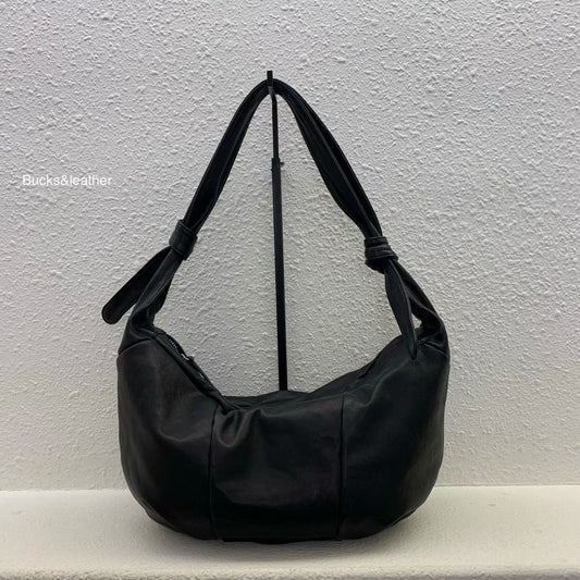 韓國代購：bucks & leather croissant bag