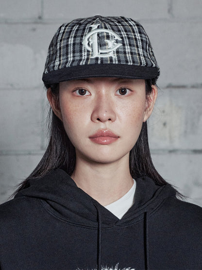 （韓國代購）LSC LC LOGO CAP (STRIPE/CHECK BLACK)<Black Friday~26 Nov>