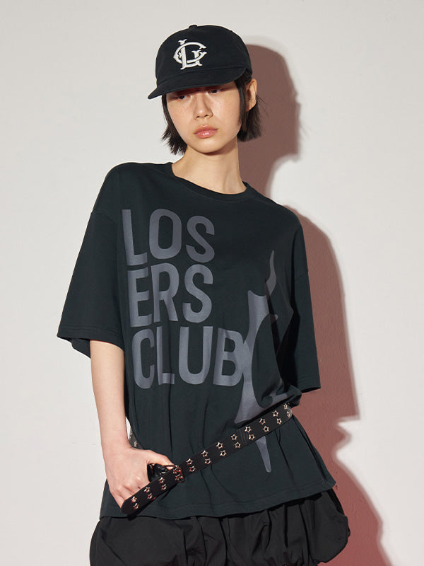 (韓國代購) LOSERSCLUB LSC LOGO TEE (WHITE/BLACK/SKY BLUE)