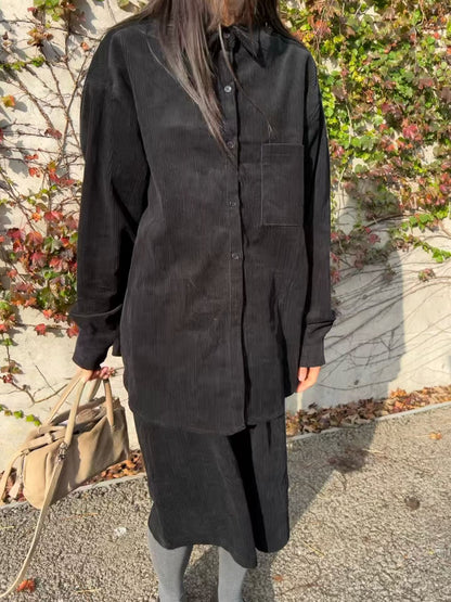 corduroy shirt (PRE-ORDER)