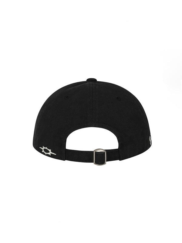 （韓國代購） LSC WASHED STAR LOGO CAP (BLACK/CREAM)