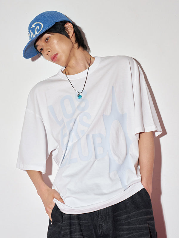 (韓國代購) LOSERSCLUB LSC LOGO TEE (WHITE/BLACK/SKY BLUE)