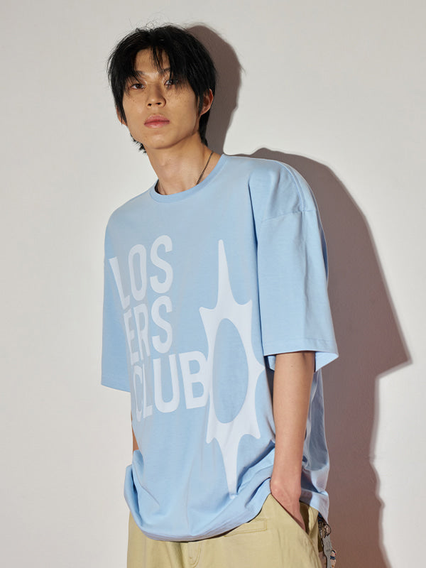 (韓國代購) LOSERSCLUB LSC LOGO TEE (WHITE/BLACK/SKY BLUE)