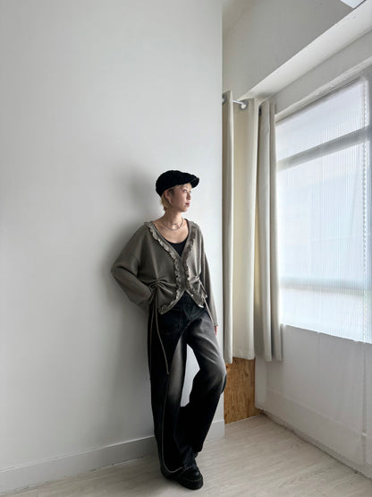 layered jeans(black)(s/m)現貨