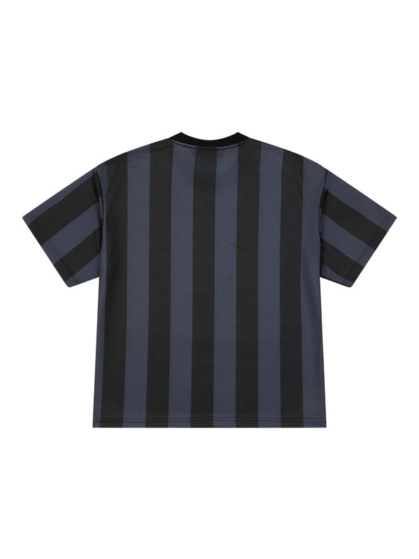 (韓國代購) LOSERSCLUB LSC LOGO STRIRE CROP MESH TEE (BROWN/CHARCOAL)