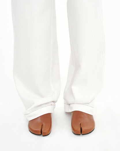 （韓國代購）PAES Round Low Flat Mule (Brown) 230-250