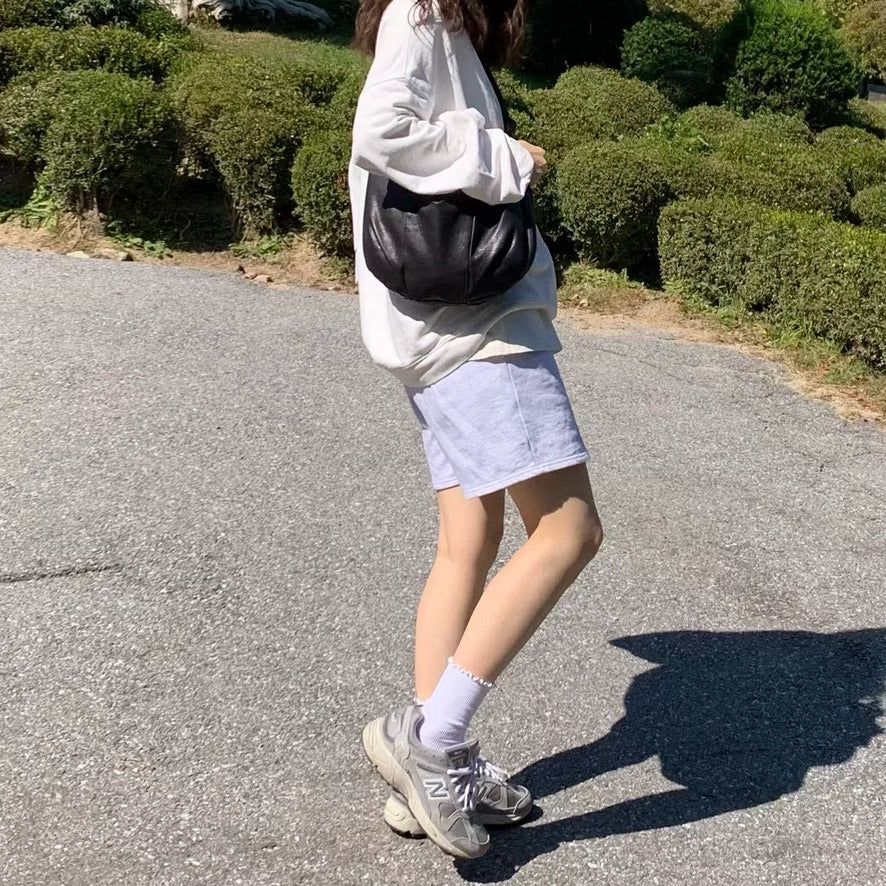 韓國代購：bucks & leather croissant bag