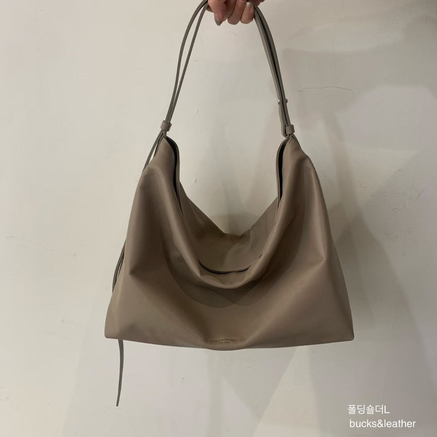 韓國代購：bucks & leather big hobo bag