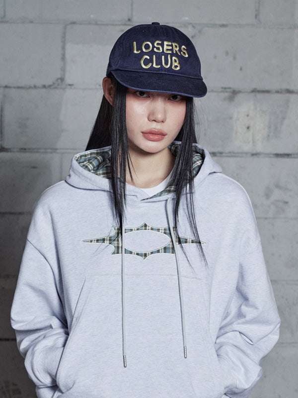 （韓國代購） LSC WASHED LOGO CAP (CHECK/BLACK/NAVY)