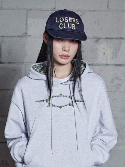 （韓國代購） LSC WASHED LOGO CAP (CHECK/BLACK/NAVY)