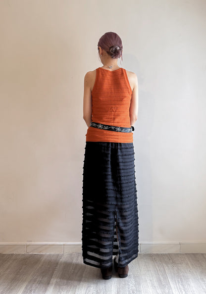 summer sale-halter neck tank top（orange現貨