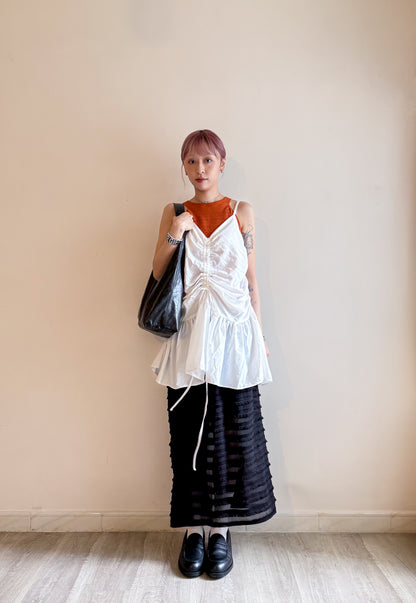 summer sale-halter neck tank top（orange現貨