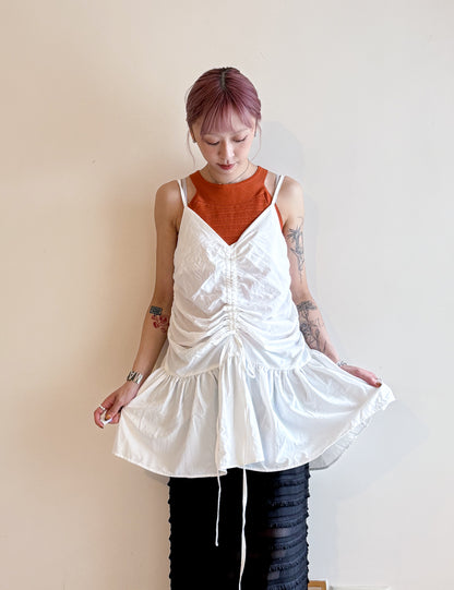 summer sale-halter neck tank top（orange現貨