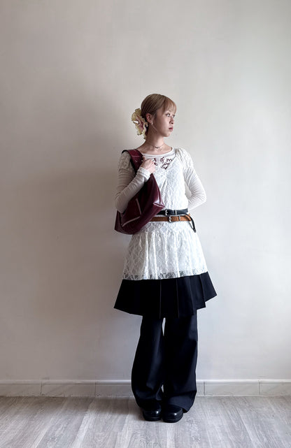 lace dress(ivory)