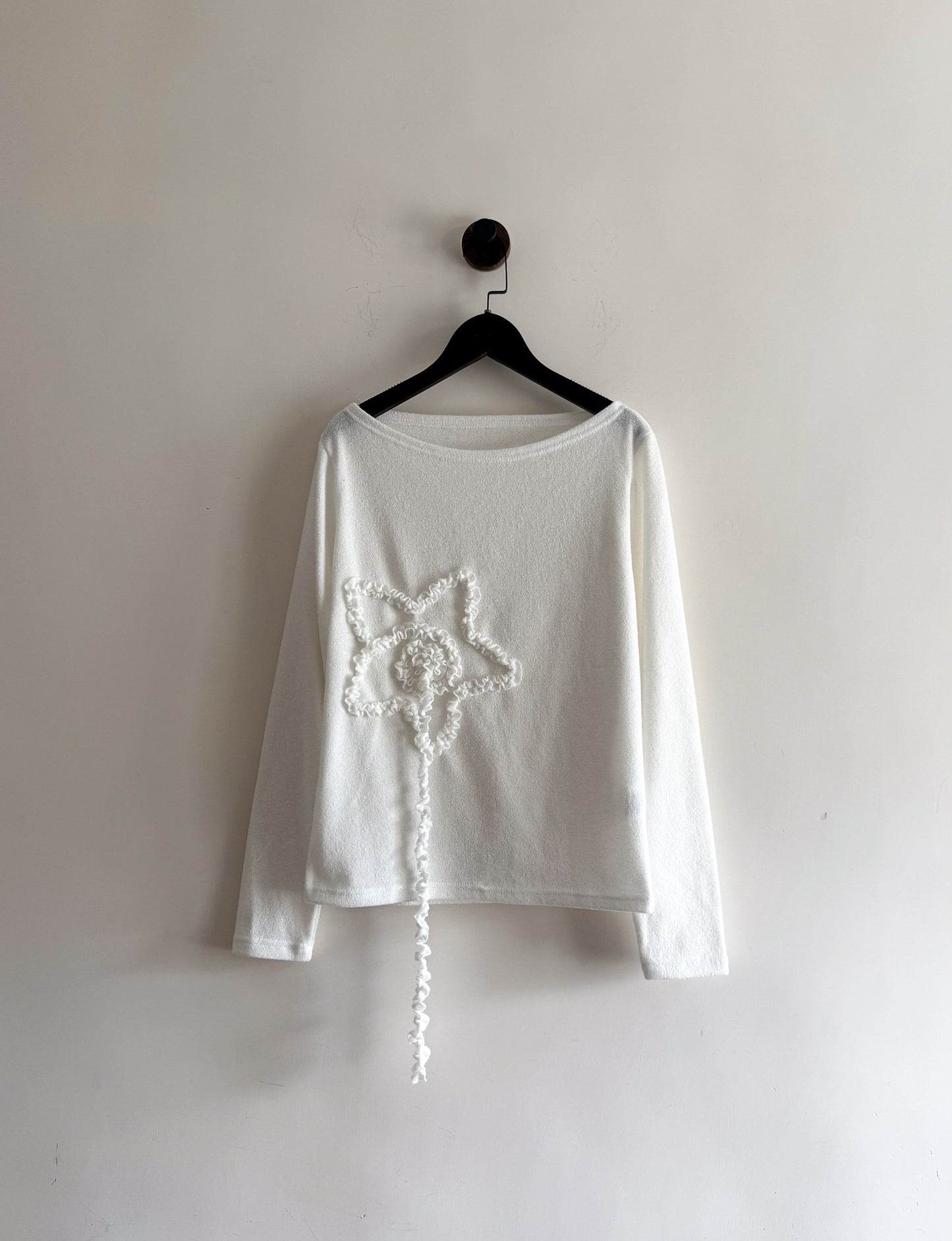 star knit top (ivory)